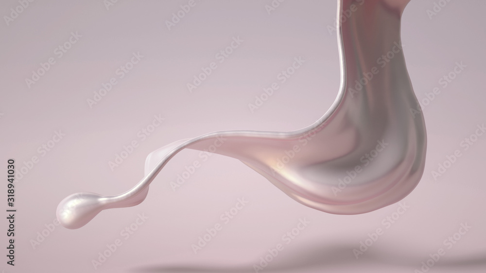 Splash fluid. 3d illustration, 3d rendering. Splash fluid. 3d illustration, 3d rendering.