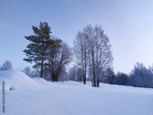 Russia.Karelia.Winter landscape.January.2020. © Людмилa