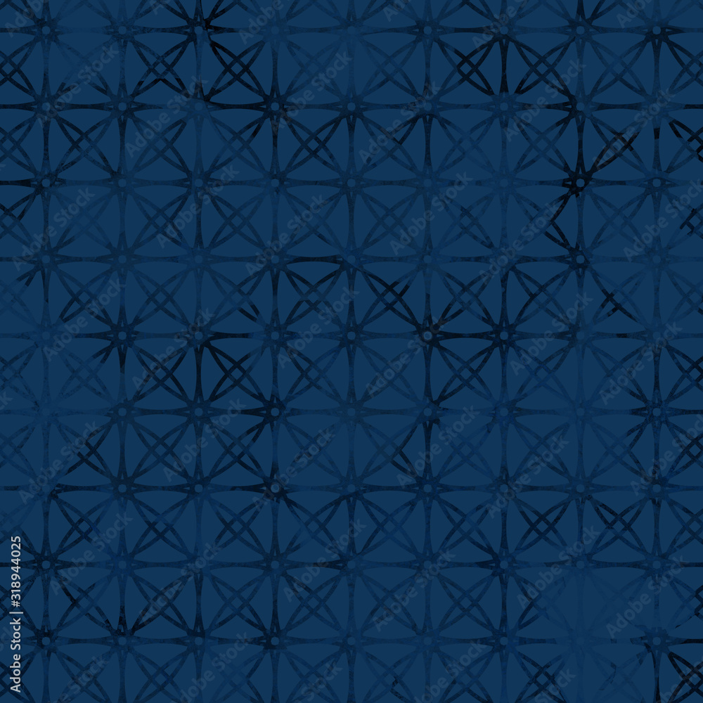 blue black seamless geometric pattern