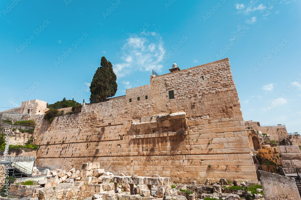 Archaeological site close to City of David in Jerusalem, Israel Archaeological site close to City of David in Jerusalem, Israel