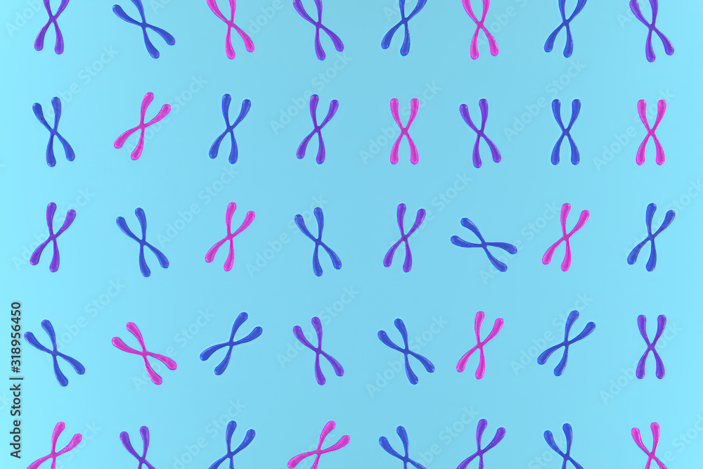 3d rendering of Chromosome Abstract Scientific Background, 3d illustration. 3d rendering of Chromosome Abstract Scientific Background, 3d illustration.