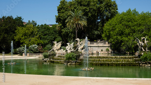 Citadel park in Barcelona city, Spain