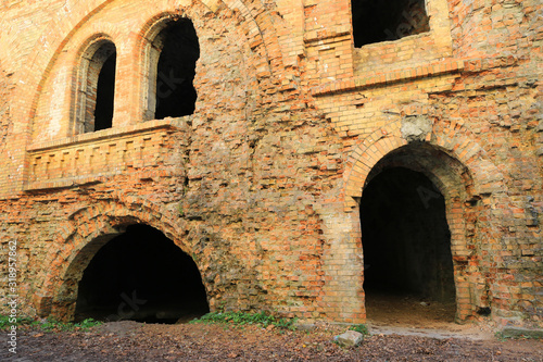 Ruins of an abandoned defensive structure