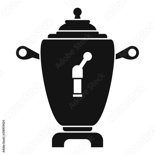 Samovar icon. Simple illustration of samovar vector icon for web design isolated on white background