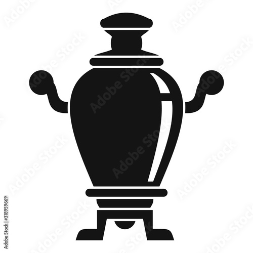Home samovar icon. Simple illustration of home samovar vector icon for web design isolated on white background