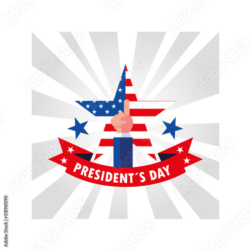 president day greeting card, United States of America celebration