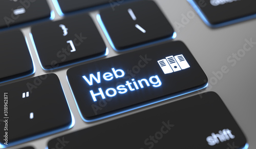 Web hosting concept photo