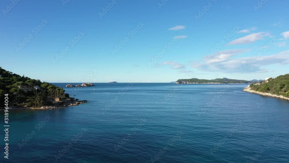 Volando sobre el mar de Croacia