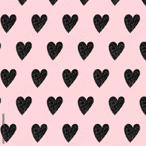 pattern with heart background for valentine's day.