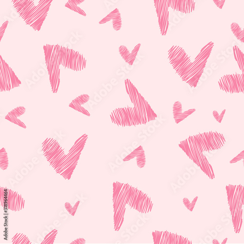 pattern with heart background for valentine's day.