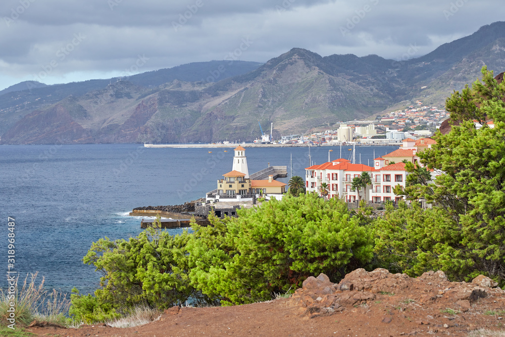 Shot of Prainha in Madeira, Portugal