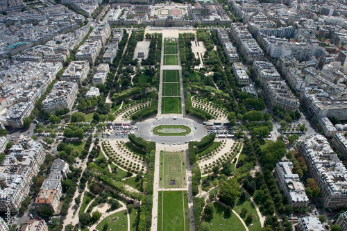 view of paris from eiffel tower