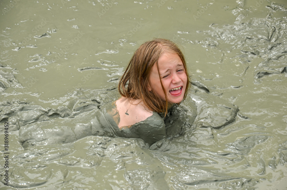 natural volcano mud bath Stock Photo Adobe Stock