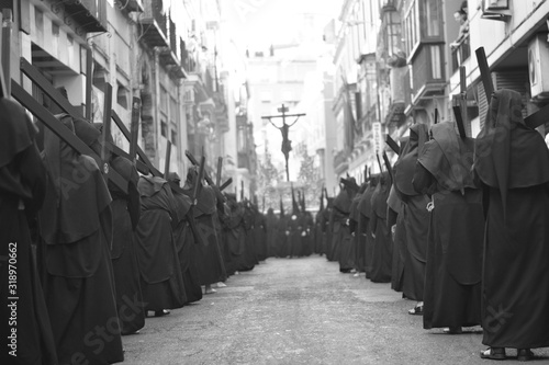 the crowd during the processions