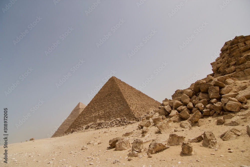 Pyramids at Giza, Egypt