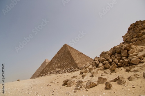 Pyramids at Giza  Egypt