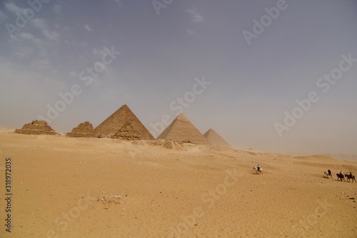 Pyramids at Giza  Egypt