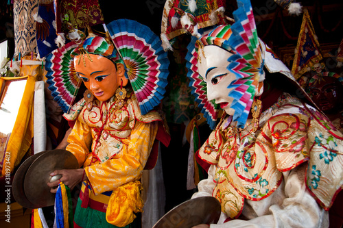The Auspicious Lama Dance Performance, Kopan monastery, Kathmandu, Nepal