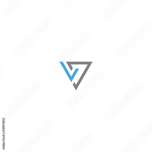 Free Download Initial VD logo design icon vector illustration - GFXLoad