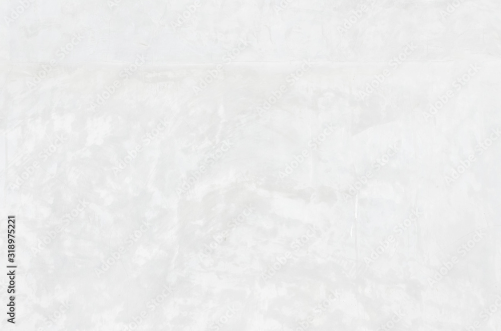 Naklejka premium White stucco wall background. White painted cement wall texture.