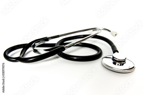 stetoskop jest podstawowym narzędziem używanym przez lekarzy i weterynarzy photo