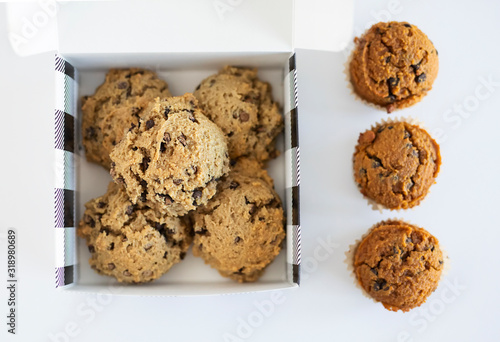 Healthy Protein Chocolate Chip Cookies and Pumpkin Chocolate Chip Muffins
