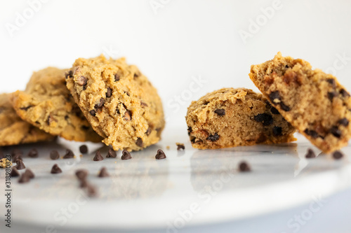 Healthy Protein Chocolate Chip Cookies