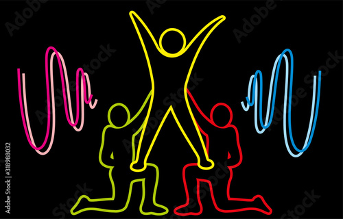 SILHOUETTES  CONNECTEES