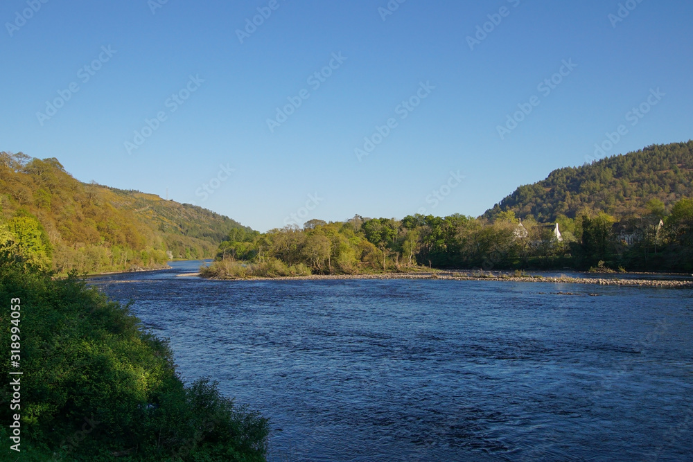 The river Tay in Dunkeld