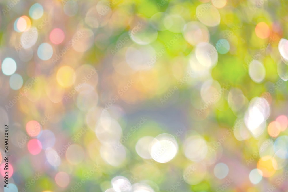 Fantastic color bokeh in nature. Fantastic color bokeh in nature.