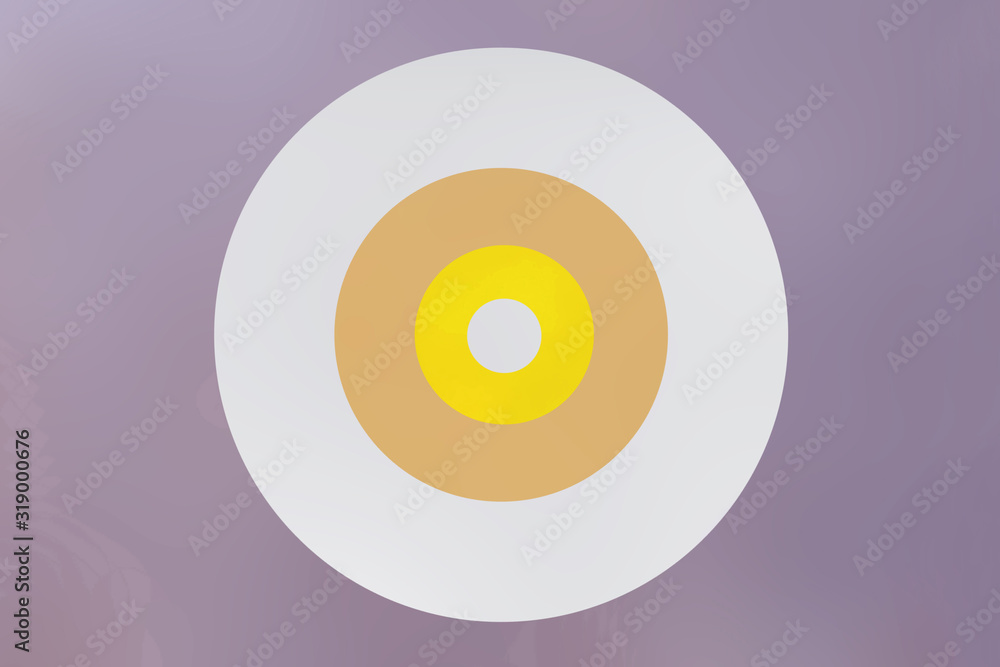 Geometric multicolored circles image of abstract shapes Geometric multicolored circles image of abstract shapes