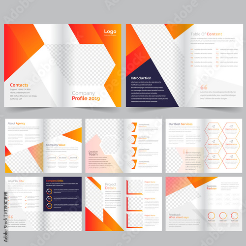 corporate business brochure template