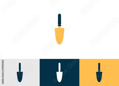 trowel flat icon vector - ui icon vector