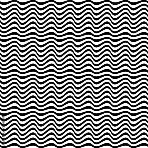 Seamless pattern. Wavy lines texture.