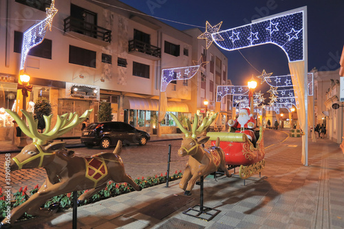 street at night CHRISTMAS / GARIBALDI RIO GRANDE DO SUL photo