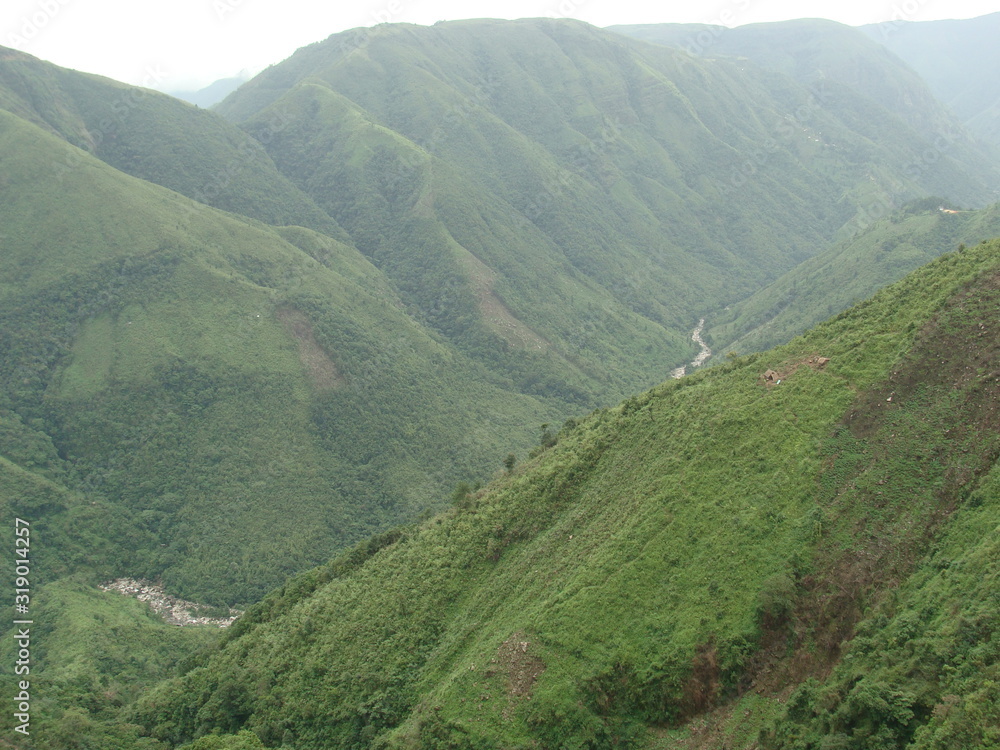 view of mountains