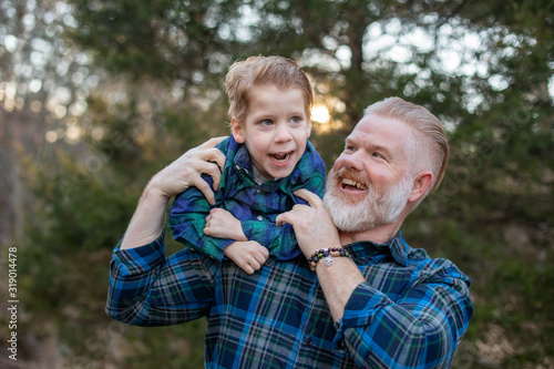 Father or Grandfather with Son or Grandson with Disabilities