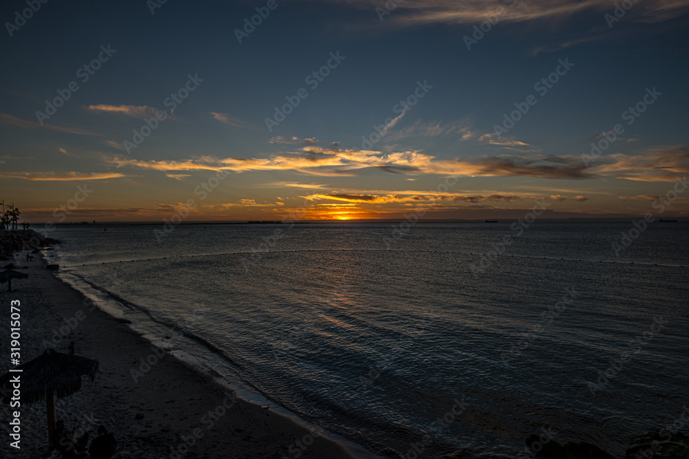 Obraz premium Beautiful sunset La Paz, Mexico
