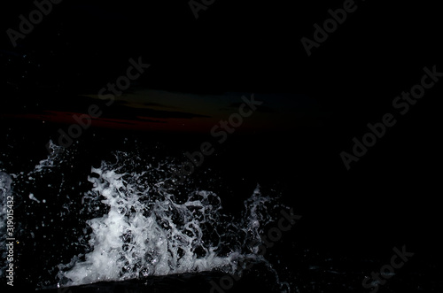 Fototapeta Naklejka Na Ścianę i Meble -  Splashing wave on the Black sea.