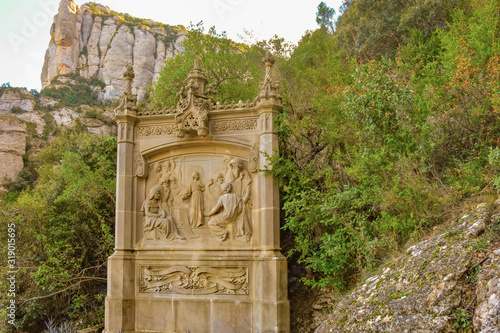 Monastery of Monseratt, mountain Catalonia