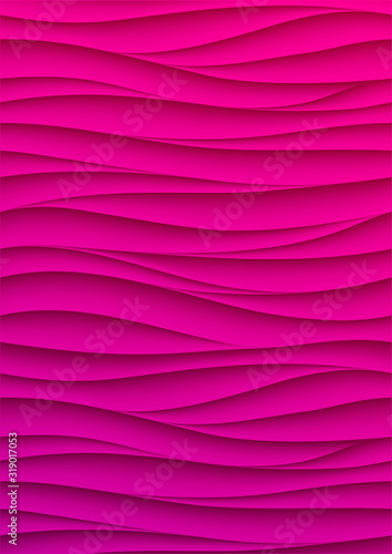 Minimal fluid covers design wall panel. Halftone colorful realistic 3d relief wave design. Future liquid modern interior gypsum stucco relievo patterns background set.