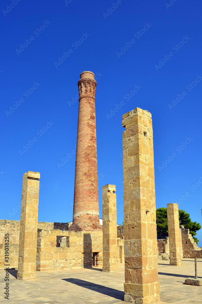 panoramic view of some corners of Sicily. Vendicari natural reserve