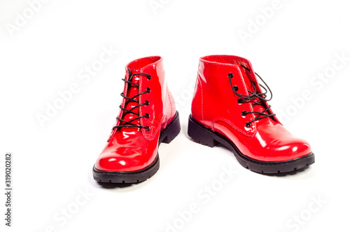 Womens leather boots