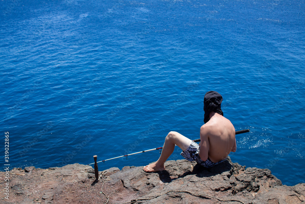 Obraz premium ocean fisherman