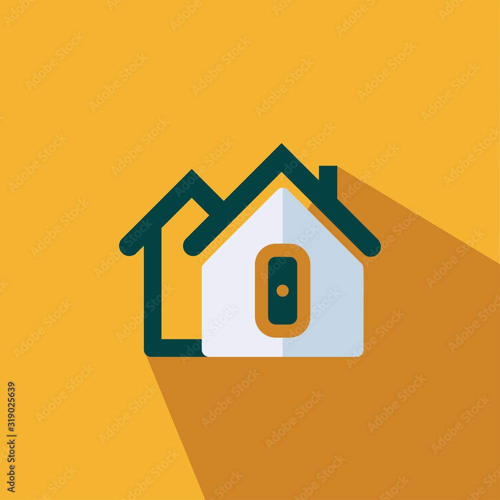 home flat vector icon - ui icon vector home flat vector icon - ui icon vector