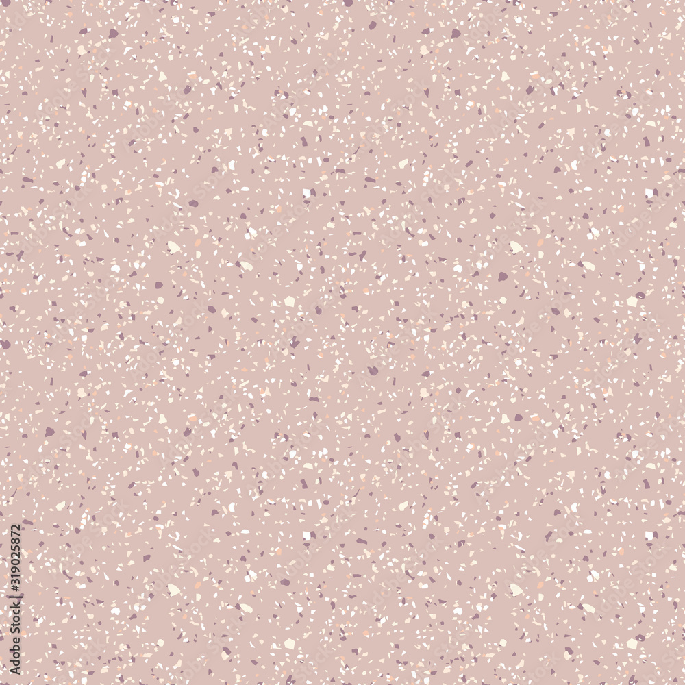 Terrazzo marble seamless pattern. Vector texture of mosaic floor with ...