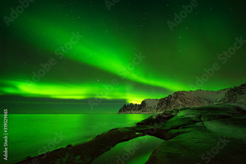 Ersfjord aurora borealis