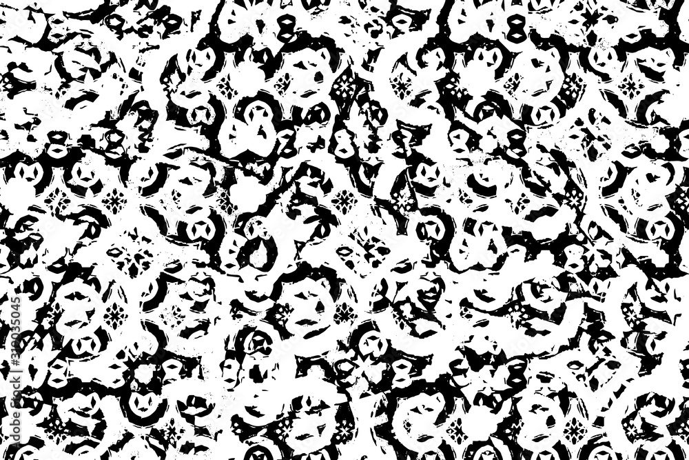 Abstract black and white background. Grunge texture. Monochrome vector pattern Abstract black and white background. Grunge texture. Monochrome vector pattern