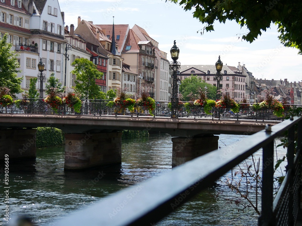 Naklejka premium canal in amsterdam