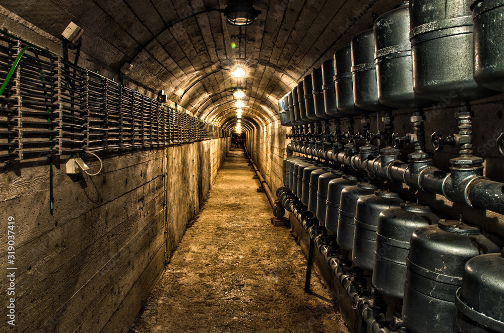 Fotografia Secret underground cold war bunker